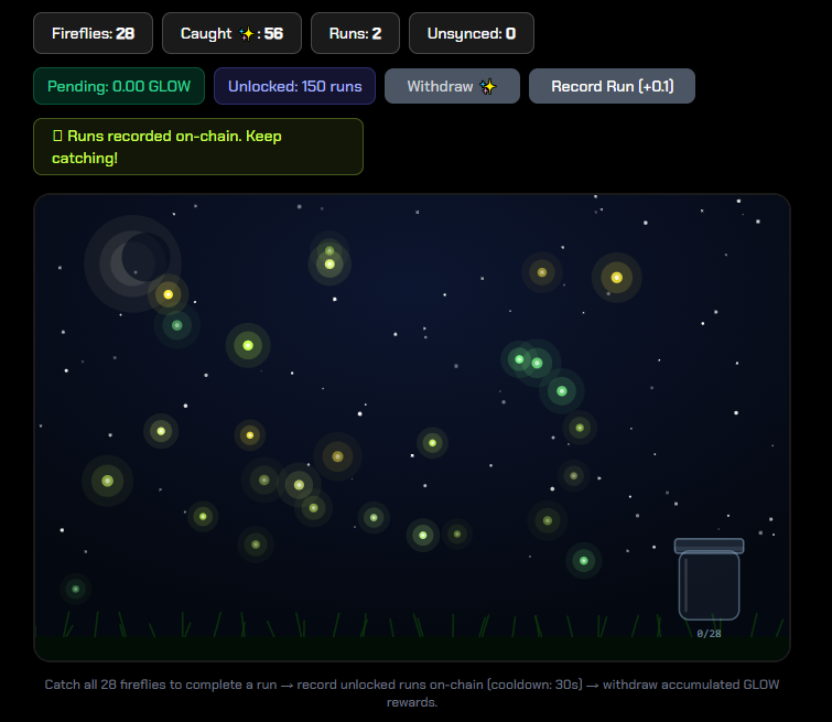 FireFlies MiniGame